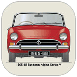 Sunbeam Alpine Series V 1965-68 Coaster 1